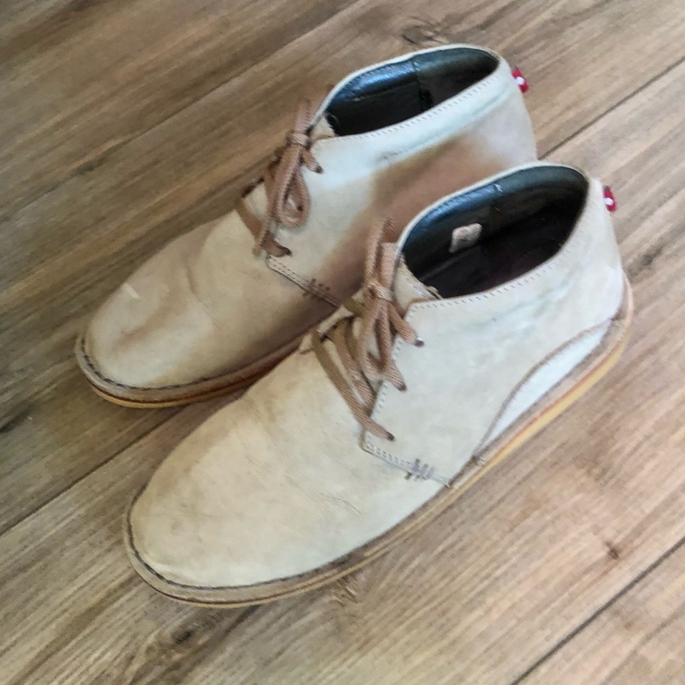 Oliberte Men's Tan Leather Chukka Boots